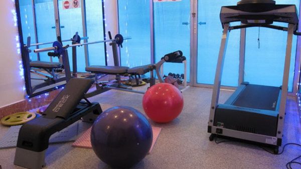 هتل شایگان کیش سالن بدن سازی