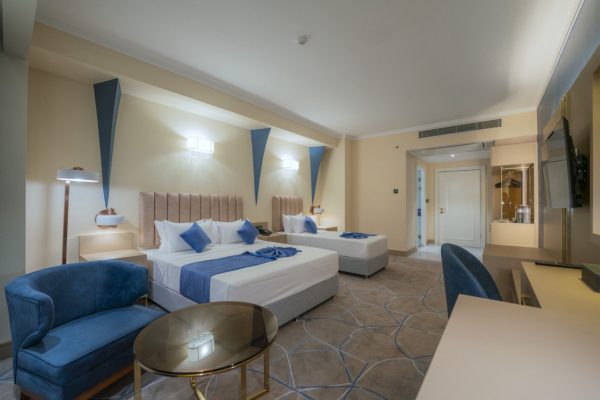 هتل آسمان کیش فضای داخلی اتاق‌ها