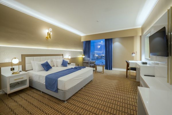 هتل آسمان کیش فضای داخلی اتاق‌ها