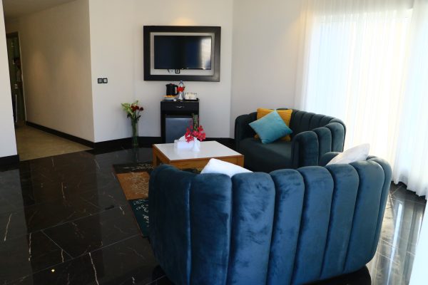 هتل ارم 4 ستاره کیش فضای داخلی سوئیت‌ها